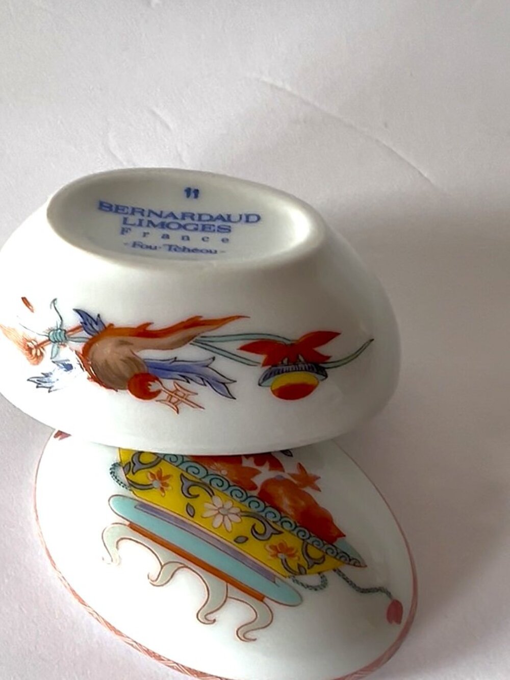 Bernardaud LIMOGES Porcelain Egg Trinket Box